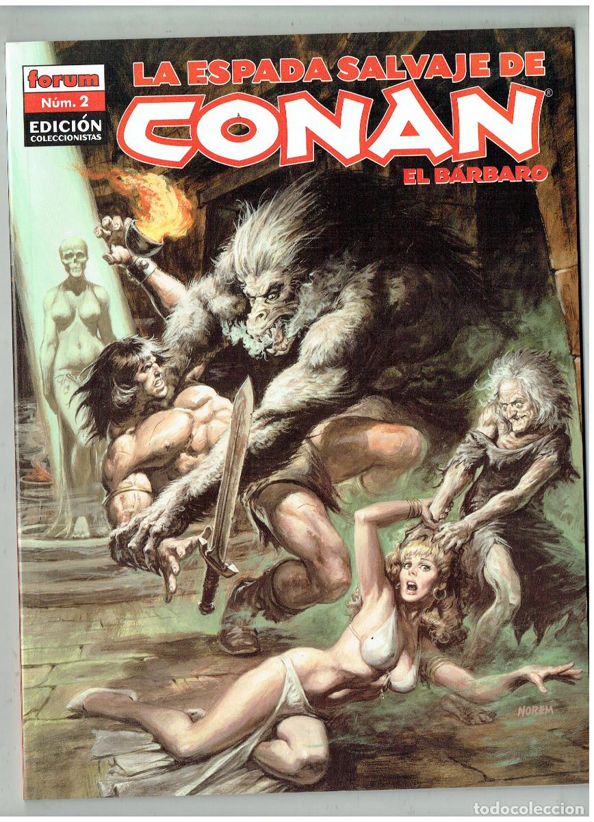 C&oacute;mics: LA ESPADA SALVAJE DE CONAN, EL BARBARO. EDC. COLECCIONISTA. N&ordm; 2. FORUM.(B/55.2 RUM)