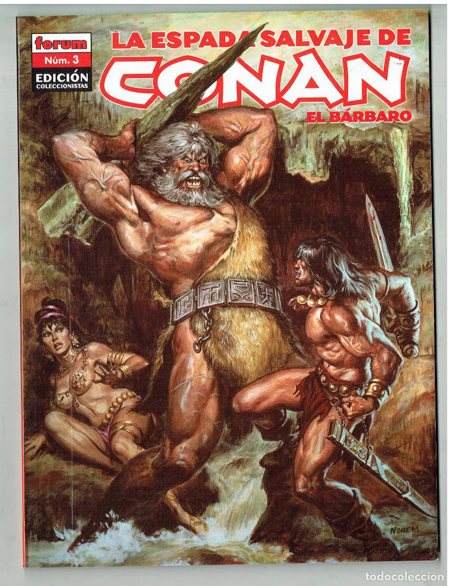 C&oacute;mics: LA ESPADA SALVAJE DE CONAN, EL BARBARO. EDC. COLECCIONISTA. N&ordm; 3. FORUM.(B/55.2 RUM)