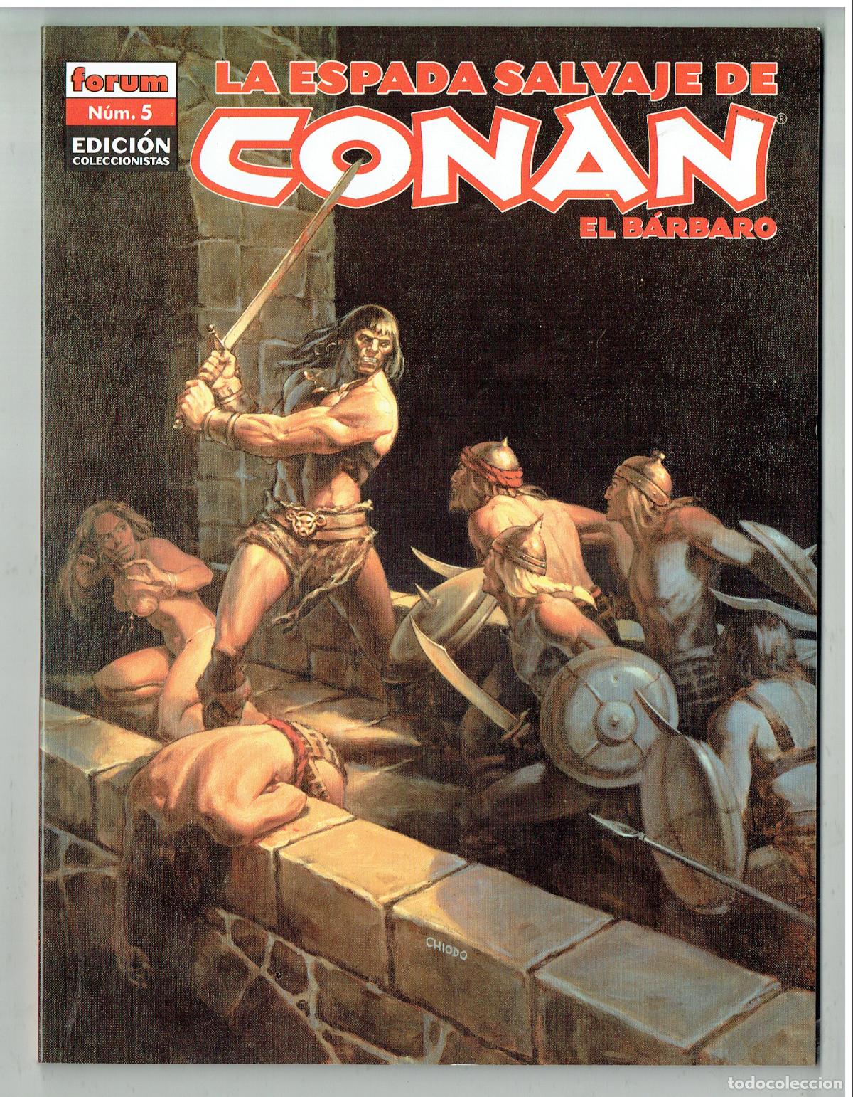 C&oacute;mics: LA ESPADA SALVAJE DE CONAN, EL BARBARO. EDC. COLECCIONISTA. N&ordm; 5. FORUM.(B/55.2 RUM)