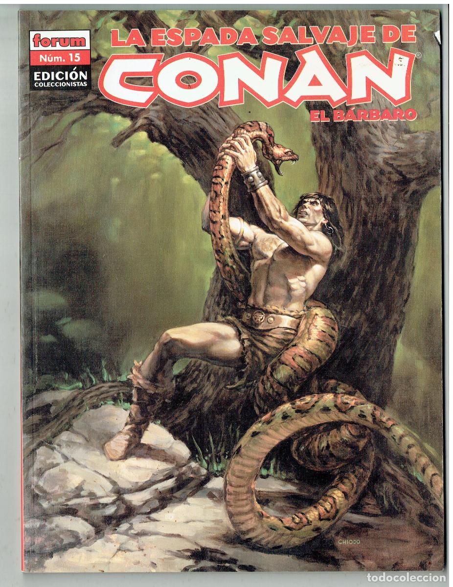 C&oacute;mics: LA ESPADA SALVAJE DE CONAN, EL BARBARO. EDC. COLECCIONISTA. N&ordm; 15. FORUM.(B/55.2 RUM)