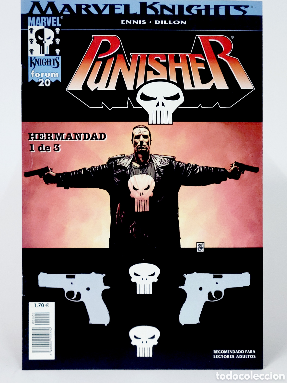 C&oacute;mics: C&Oacute;MIC MARVEL KNIGHTS PUNISHER 20 VOL.2 FORUM MARVEL GRAPA VOLUMEN EXCELENTE ESTADO