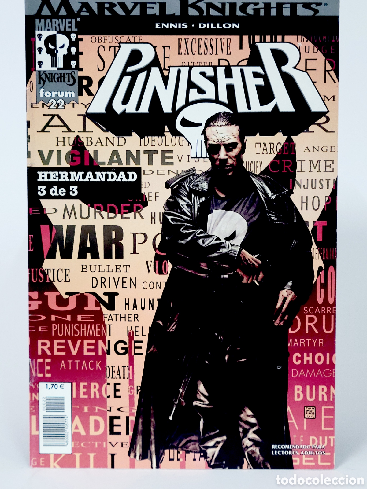 C&oacute;mics: C&Oacute;MIC MARVEL KNIGHTS PUNISHER 22 VOL.2 FORUM MARVEL GRAPA VOLUMEN EXCELENTE ESTADO