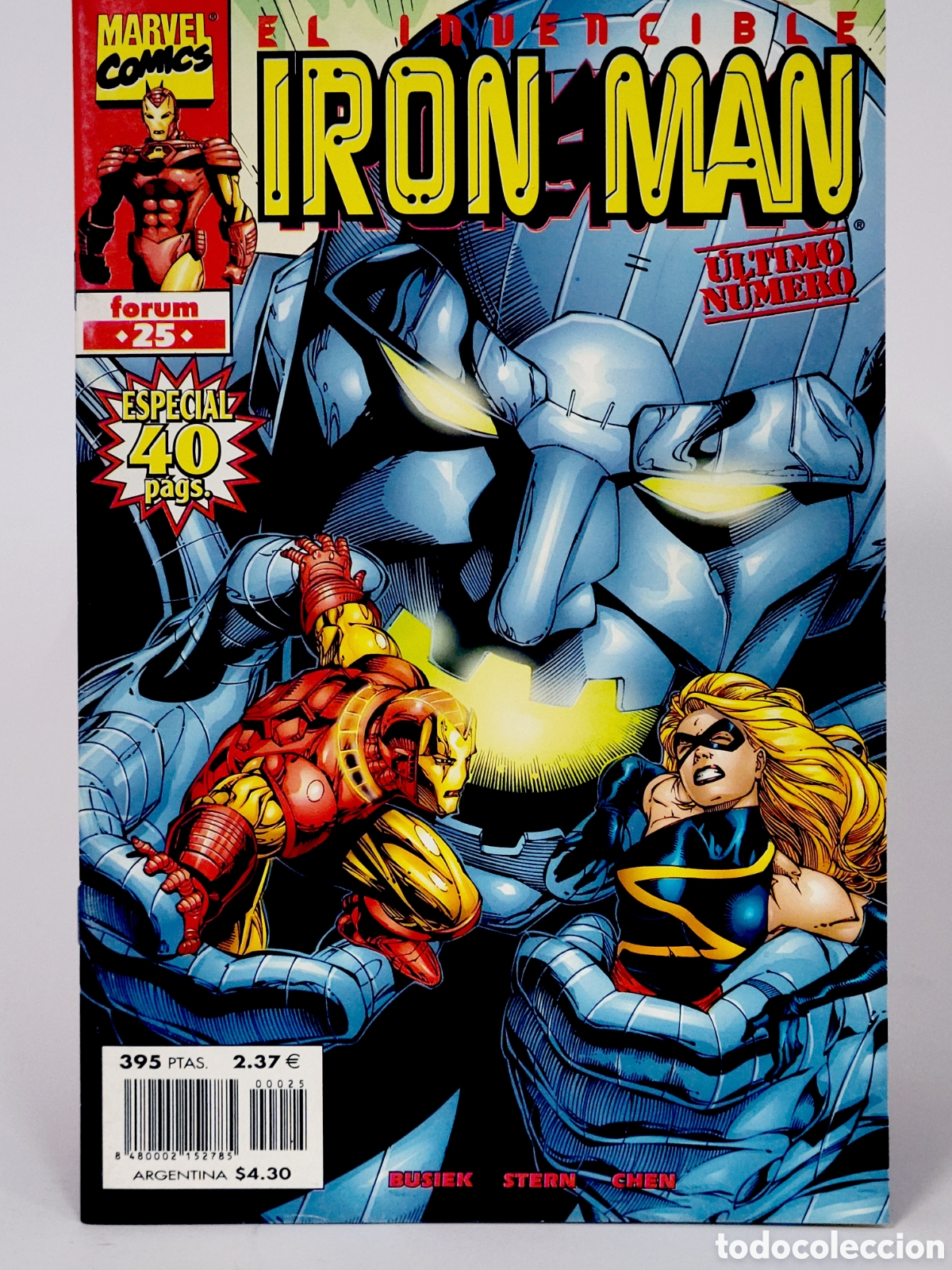 C&oacute;mics: C&Oacute;MIC EL INVENCIBLE IRON MAN 25 FORUM MARVEL GRAPA MUY BUEN ESTADO