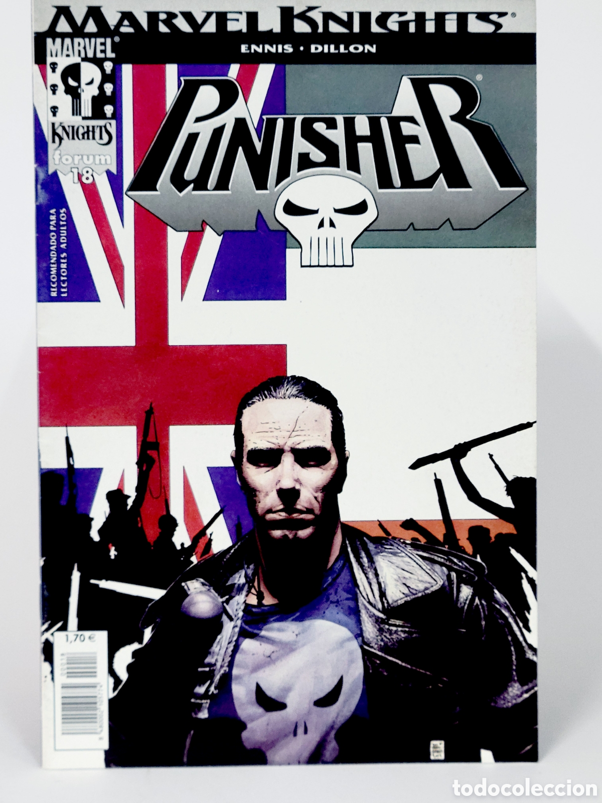 C&oacute;mics: C&Oacute;MIC MARVEL KNIGHTS PUNISHER 18 VOL.2 FORUM MARVEL GRAPA VOLUMEN MUY BUEN ESTADO