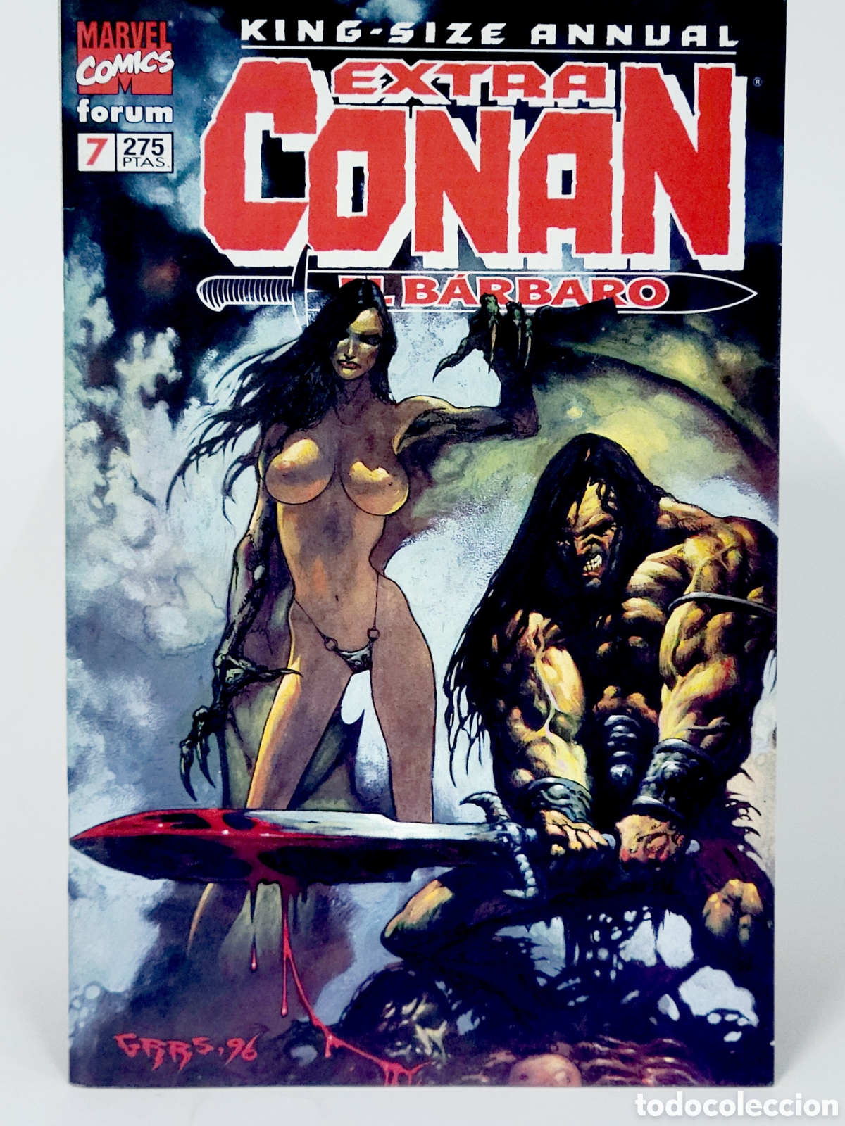 C&oacute;mics: C&Oacute;MIC EXTRA CONAN EL B&Aacute;RBARO 7 FORUM MARVEL GRAPA DE KIOSCO