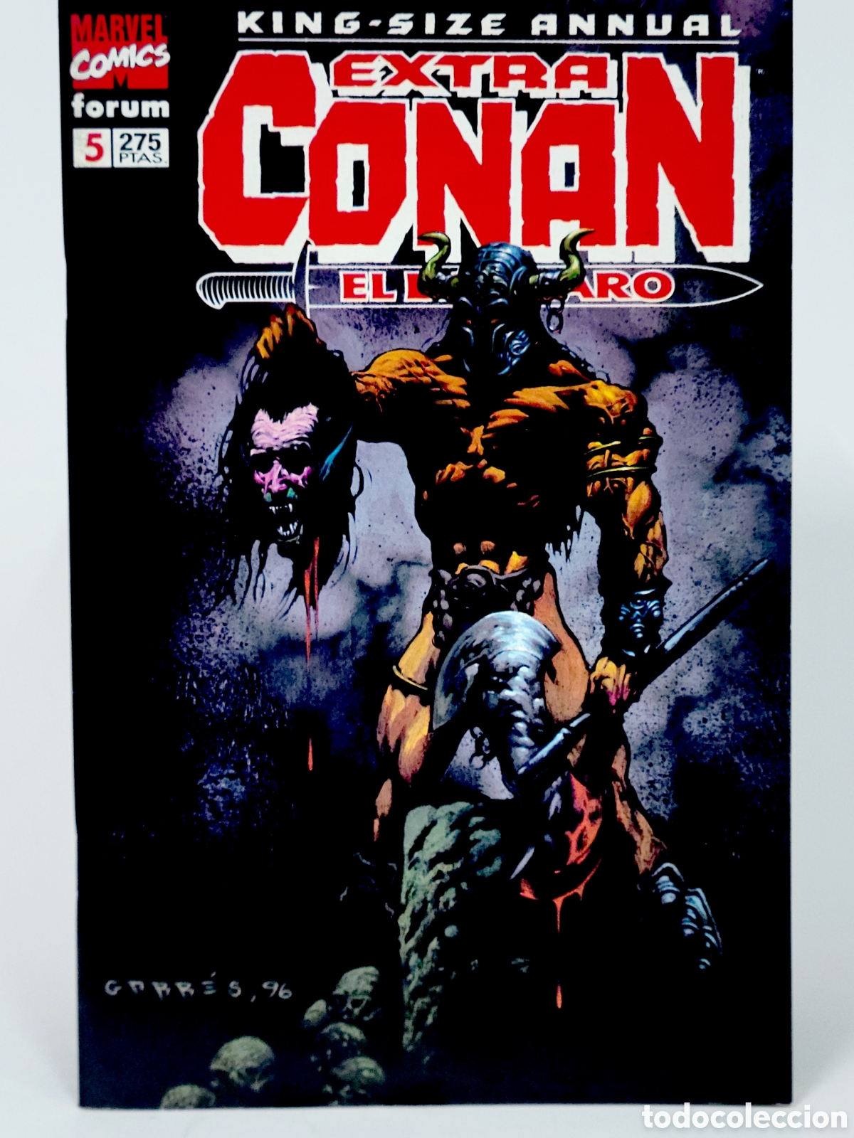 C&oacute;mics: C&Oacute;MIC EXTRA CONAN EL B&Aacute;RBARO 5 FORUM MARVEL GRAPA DE KIOSCO