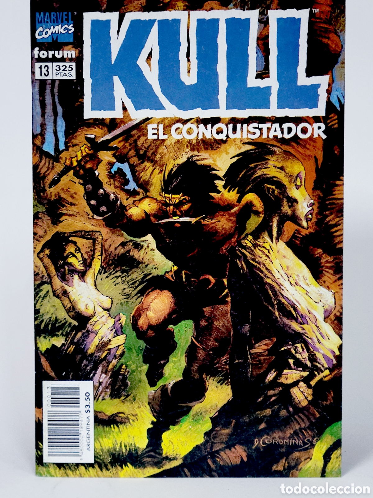 C&oacute;mics: C&Oacute;MIC KULL EL CONQUISTADOR 13 FORUM MARVEL GRAPA EXCELENTE ESTADO - Foto 1