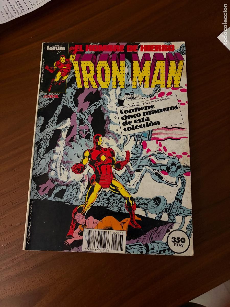 C&oacute;mics: IRON MAN RETAPADO N&Uacute;MEROS 26 AL 30 , EDITORIAL FORUM