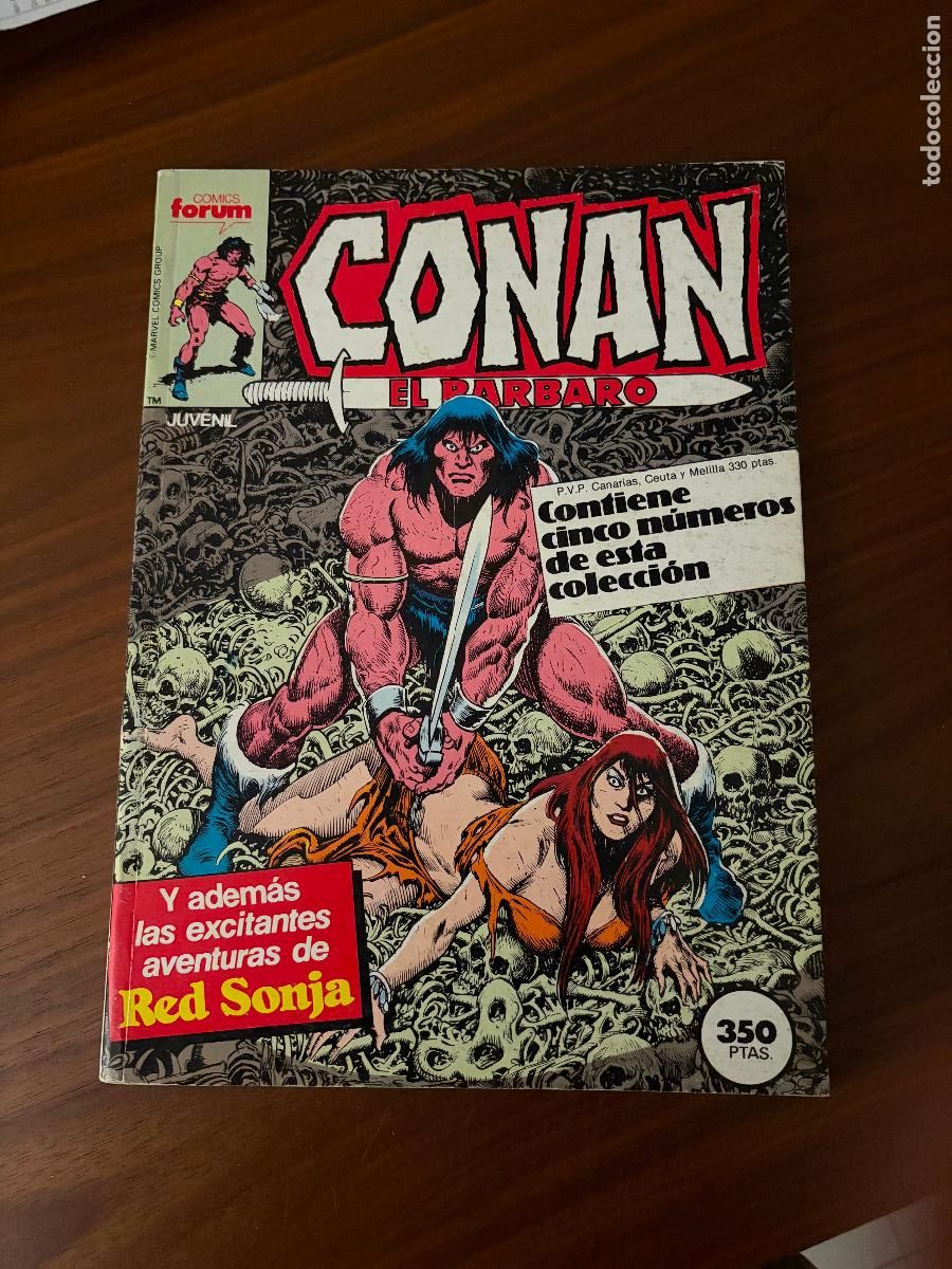 C&oacute;mics: CONAN RETAPADO N&Uacute;MEROS 111 AL 115 , EDITORIAL FORUM