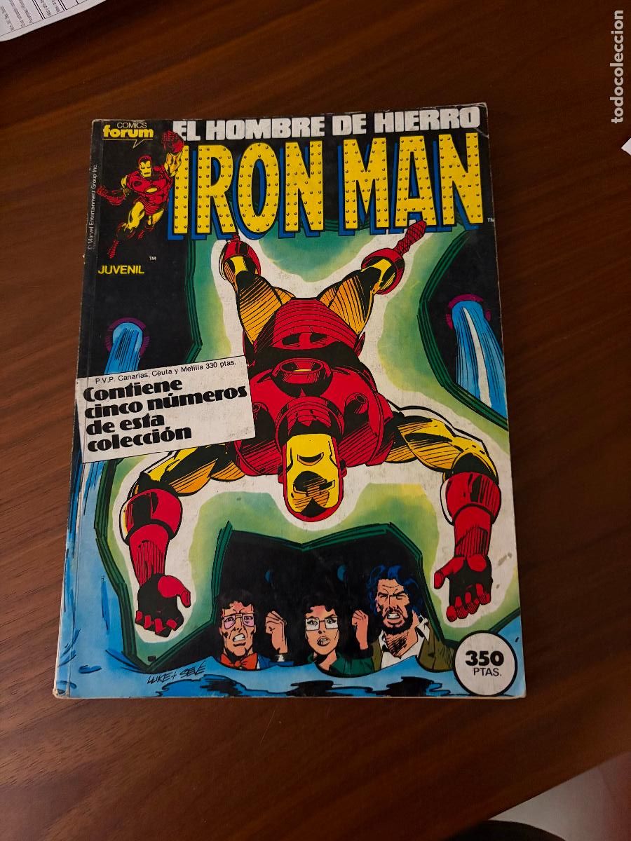 C&oacute;mics: IRON MAN RETAPADO N&Uacute;MEROS 31 AL 35 , EDITORIAL FORUM