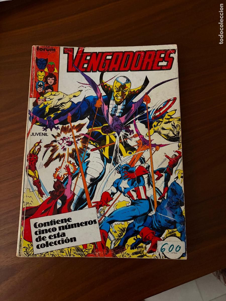C&oacute;mics: LOS VENGADORES RETAPADO N&Uacute;MEROS 21 AL 25 , EDITORIAL FORUM
