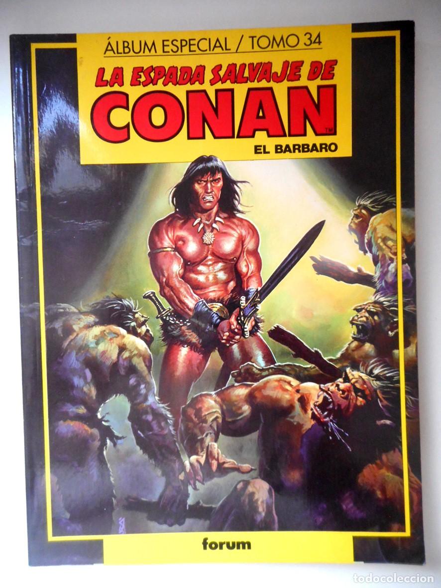 C&oacute;mics: &Aacute;LBUM ESPECIAL N&ordm;34 LA ESPADA SALVAJE DE CONAN (N&Uacute;MEROS 143-144-145) FORUM