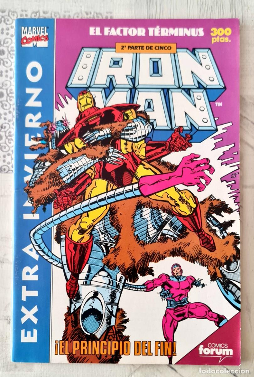 C&oacute;mics: IRON MAN EXTRA INVIERNO 91. Comics Forum 1991.