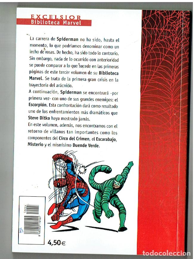 C&oacute;mics: BIBLIOTECA MARVEL. SPIDERMAN. N&ordm; 4. FORUM. (B/55.2. RUM) - Foto 2