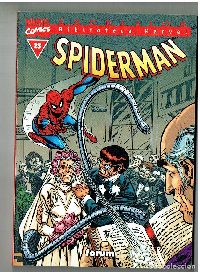 C&oacute;mics: BIBLIOTECA MARVEL. SPIDERMAN. N&ordm; 23. FORUM. (B/55.2. RUM)