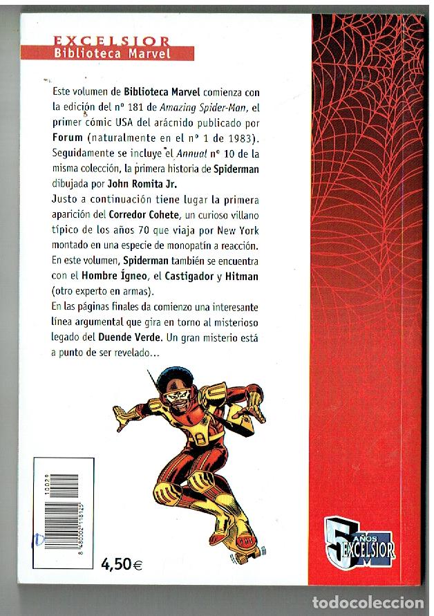 C&oacute;mics: BIBLIOTECA MARVEL. SPIDERMAN. N&ordm; 29. FORUM. (B/55.2. RUM) - Foto 2