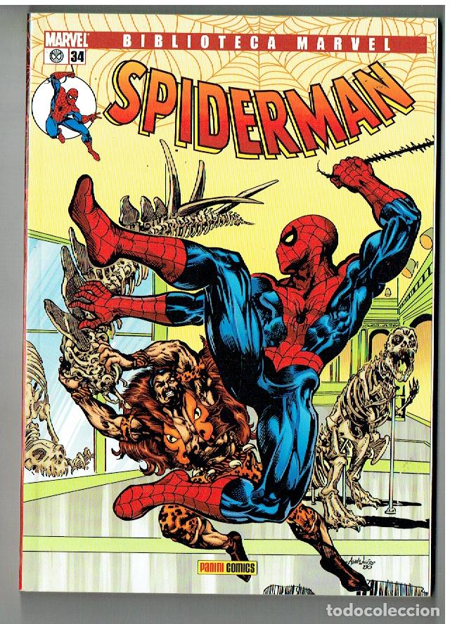 C&oacute;mics: BIBLIOTECA MARVEL. SPIDERMAN. N&ordm; 34. PANINI. (B/55.2. RUM) - Foto 1