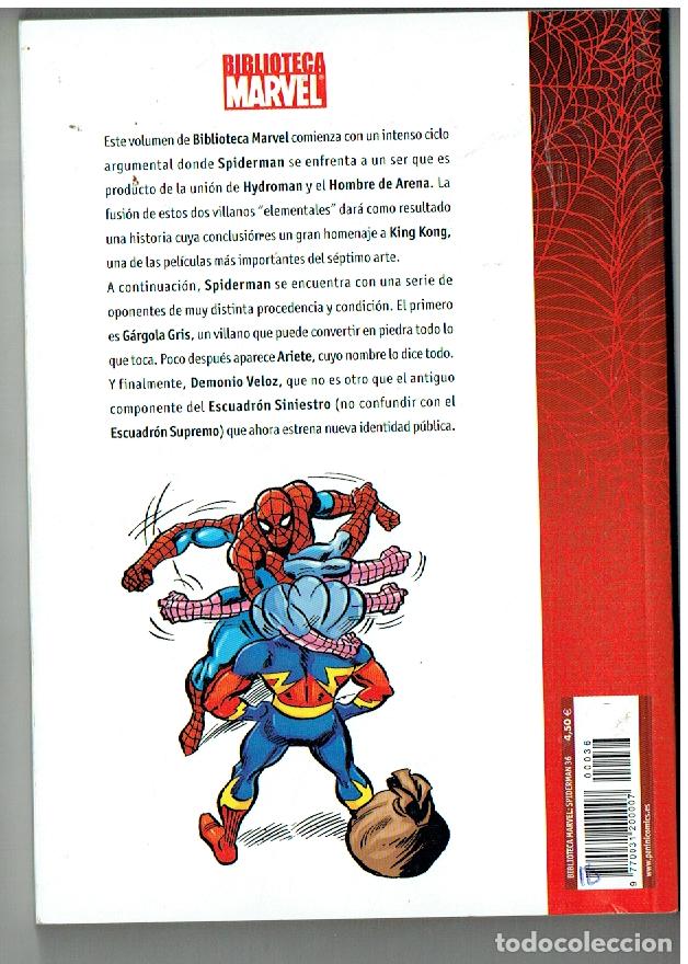 C&oacute;mics: BIBLIOTECA MARVEL. SPIDERMAN. N&ordm; 36. PANINI. (B/55.2. RUM) - Foto 2