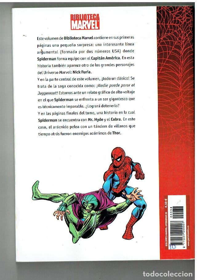 C&oacute;mics: BIBLIOTECA MARVEL. SPIDERMAN. N&ordm; 38. PANINI. (B/55.2. RUM) - Foto 2