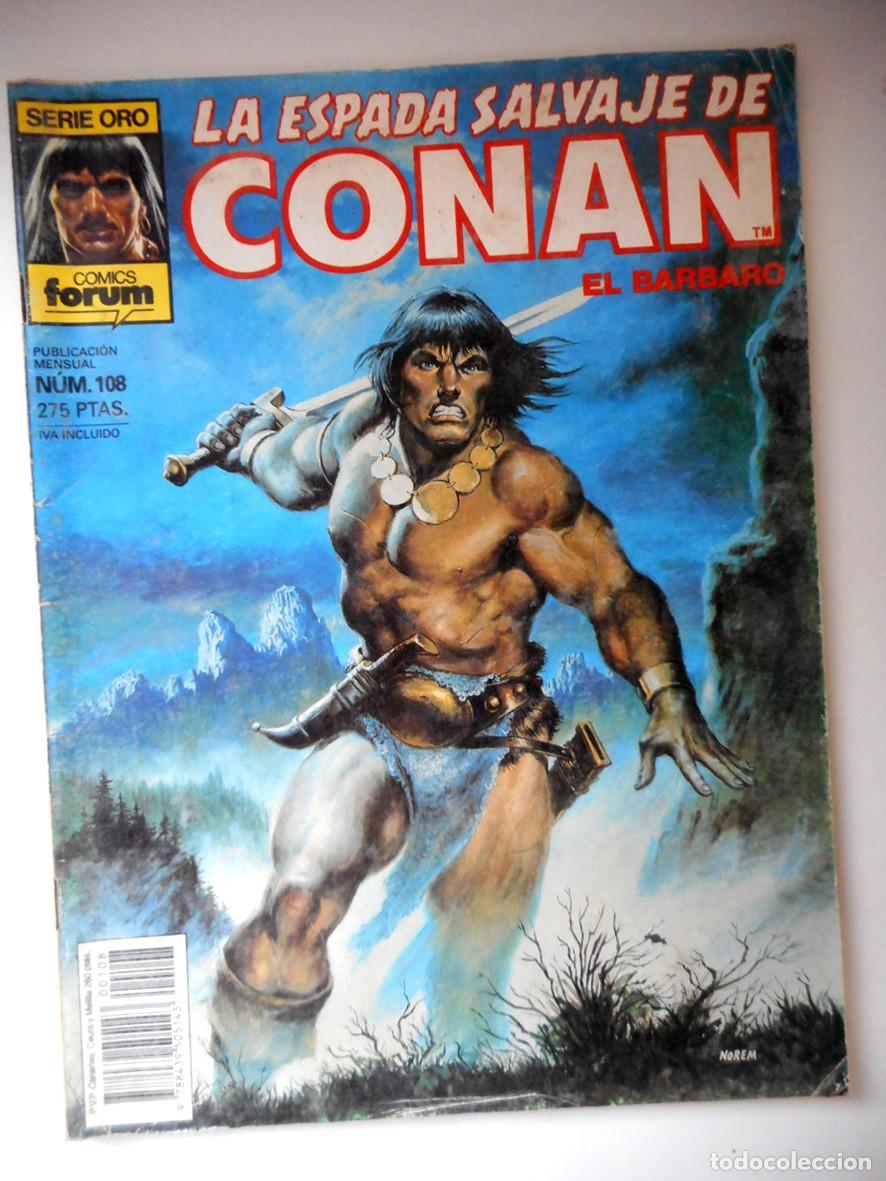 C&oacute;mics: LA ESPADA SALVAJE DE CONAN N&ordm;108 (FORUM-FEBRERO 1991) -PRIMERA EDICI&Oacute;N-