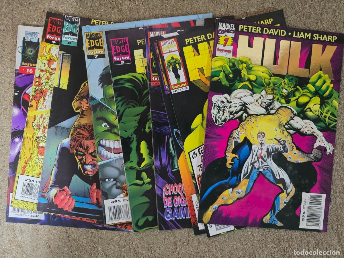 C&oacute;mics: Hulk.Peter David.Liam Sharp.Lote 9 comics.Marvel.Forum - Foto 1