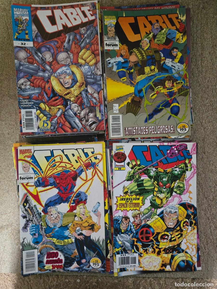 C&oacute;mics: Cable Vol I y Vol.II lote 58 comics.Marvel.Forum
