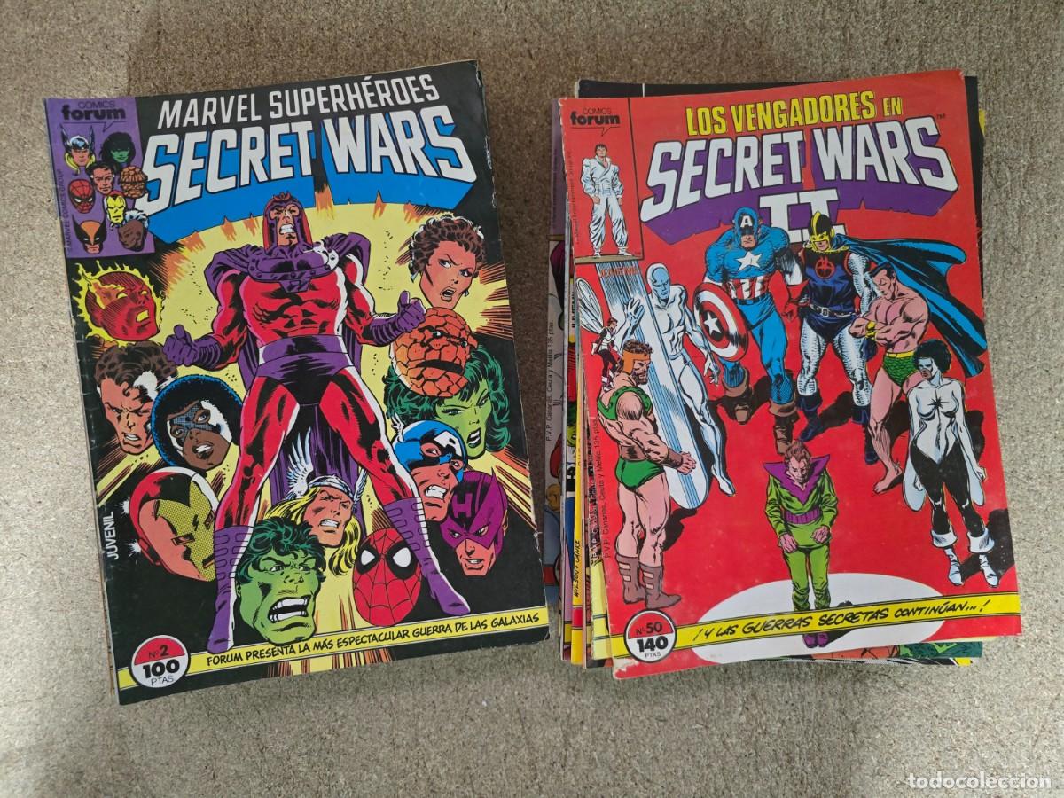 C&oacute;mics: Secret Wars Vol.1 lote 48 comics.Marvel.Forum