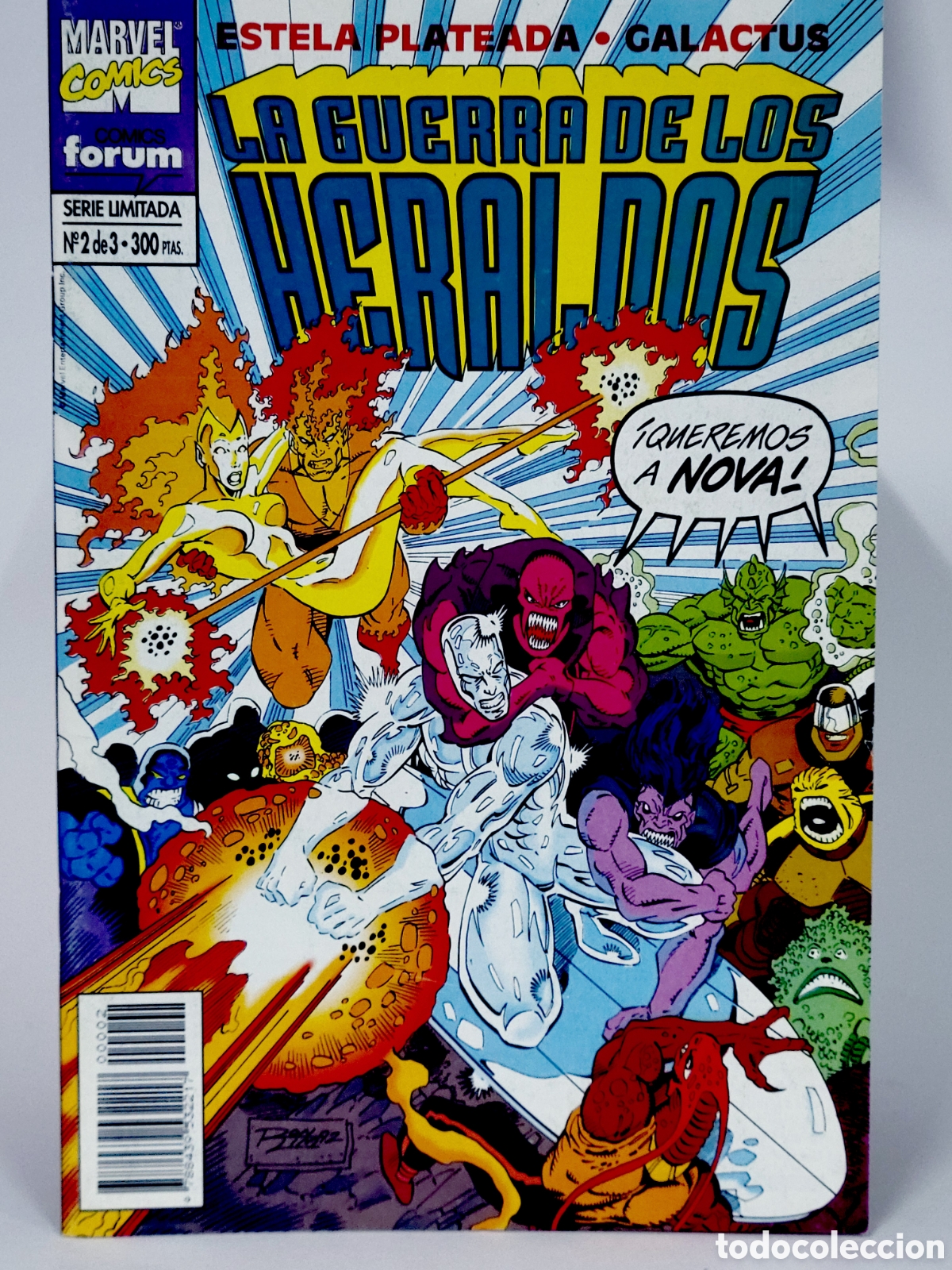 C&oacute;mics: C&Oacute;MIC LA GUERRA DE LOS HERALDOS 2 ESTELA PLATEADA FORUM MARVEL GRAPA CASI EXCELENTE ESTADO
