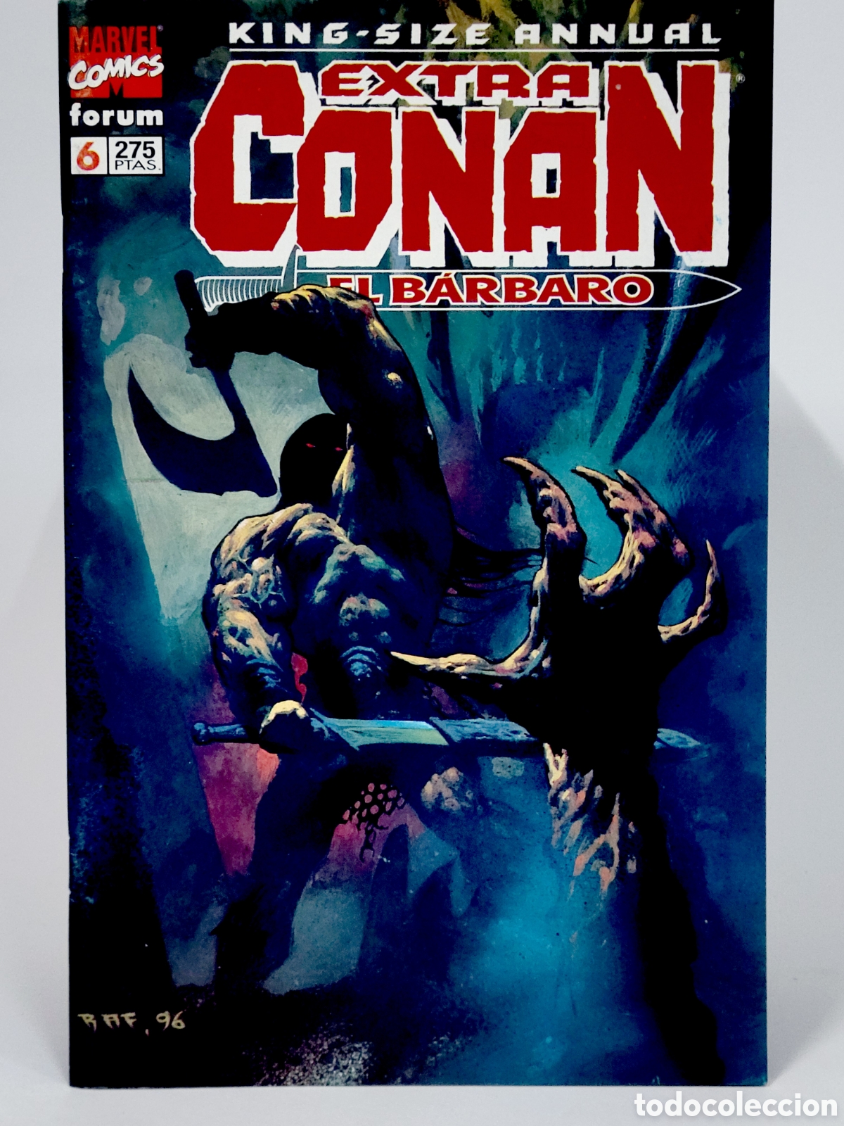 C&oacute;mics: C&Oacute;MIC EXTRA CONAN EL B&Aacute;RBARO 6 FORUM MARVEL GRAPA EXCELENTE ESTADO - Foto 1