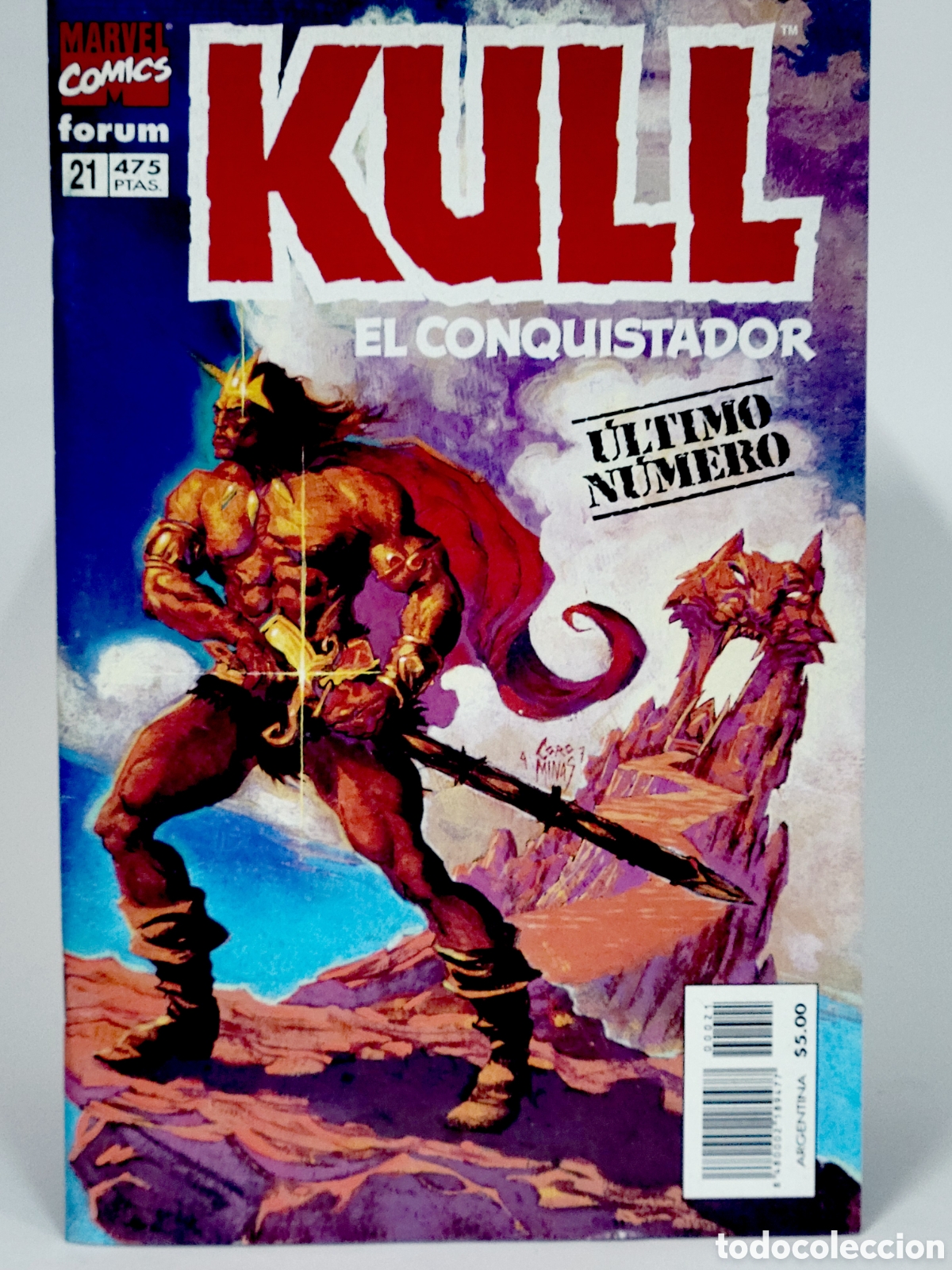 C&oacute;mics: C&Oacute;MIC KULL EL CONQUISTADOR 21 FORUM MARVEL GRAPA EXCELENTE ESTADO