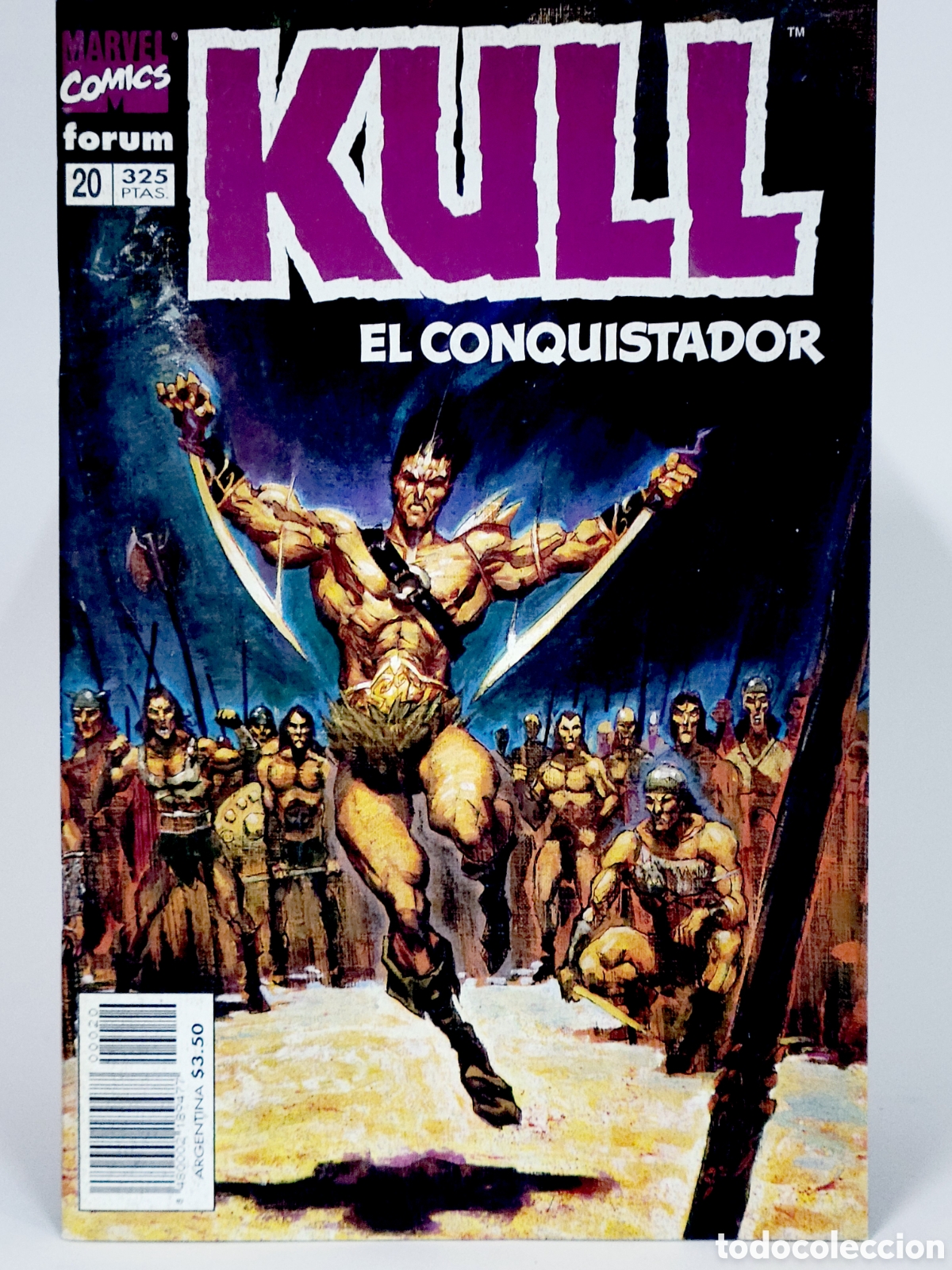 C&oacute;mics: C&Oacute;MIC KULL EL CONQUISTADOR 20 FORUM MARVEL GRAPA EXCELENTE ESTADO - Foto 1