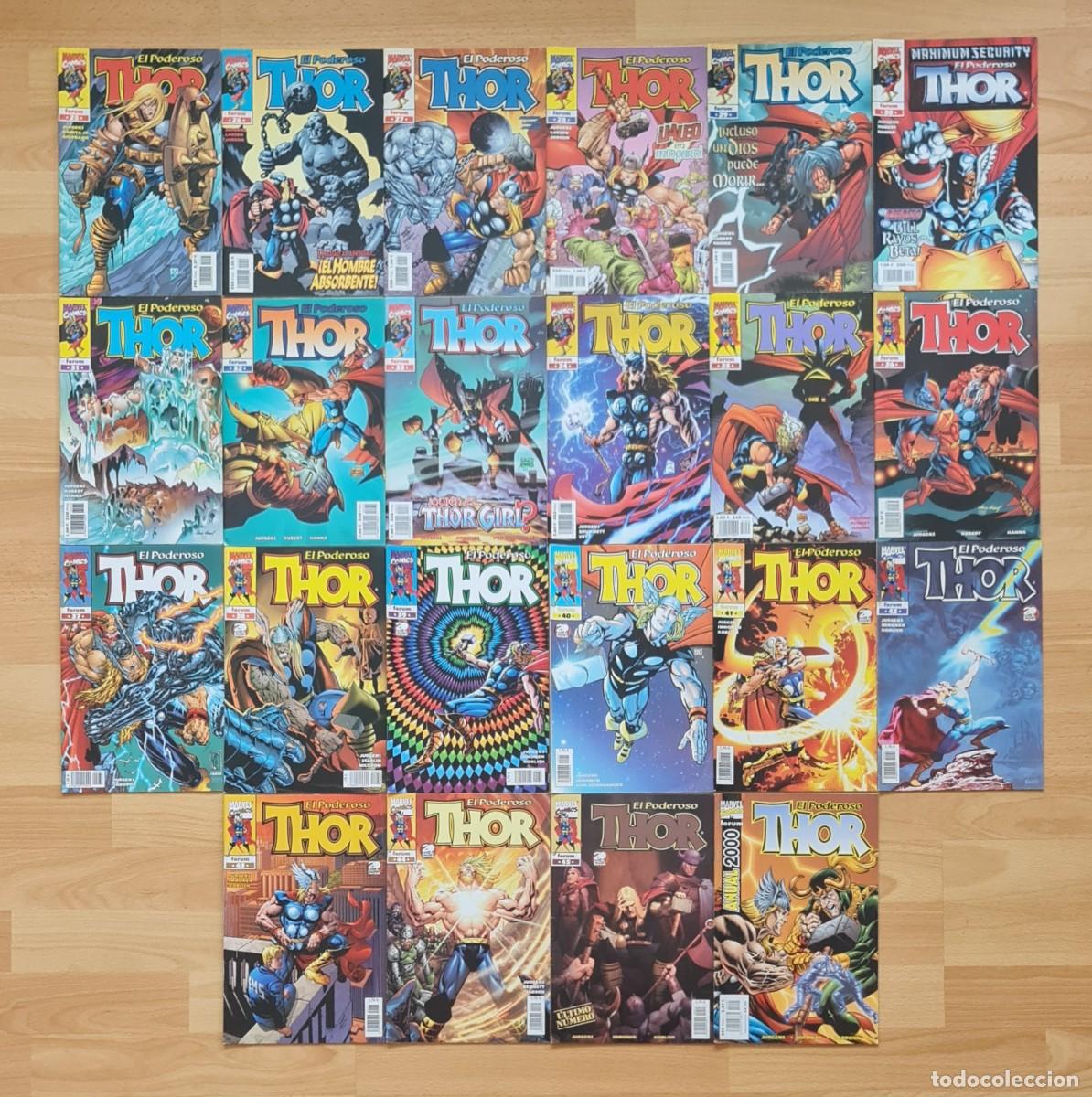 C&oacute;mics: THOR EL PODEROSO V3-V4 Colecci&oacute;n completa de 45 comics + ANUAL 2000. Comics Forum 1999. - Foto 2