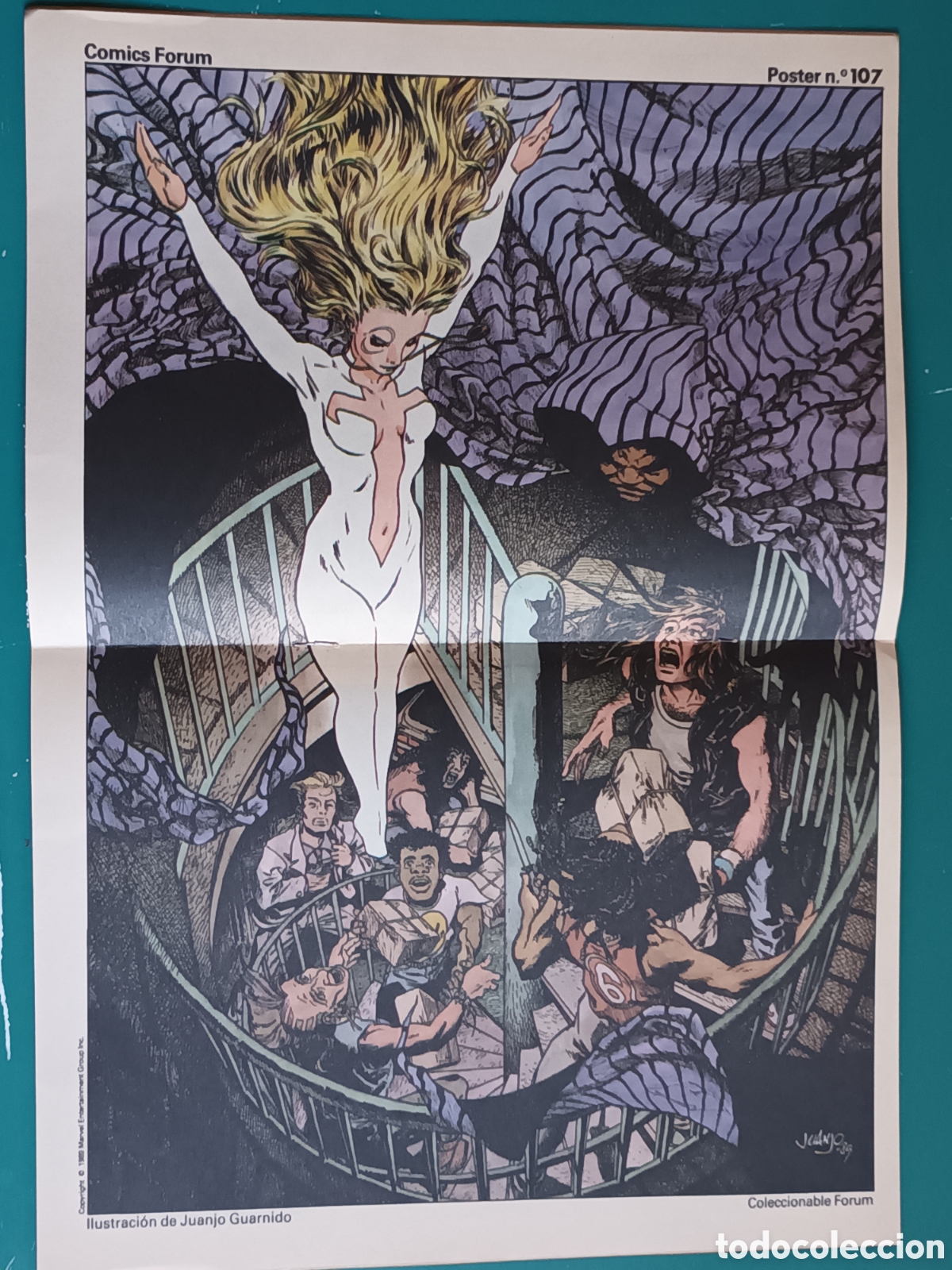 C&oacute;mics: Factor-X vol. 1 N&ordm; 28 FORUM - MARVEL 1990 P&oacute;ster Capa y Pu&ntilde;al. Power Pack - Foto 4
