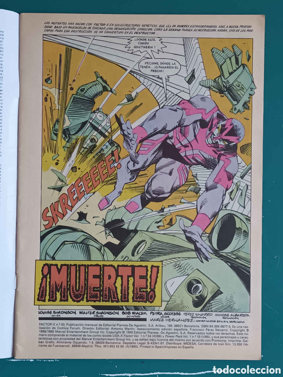 C&oacute;mics: Factor-X vol. 1 N&ordm; 33 FORUM - MARVEL 1990 - Foto 3