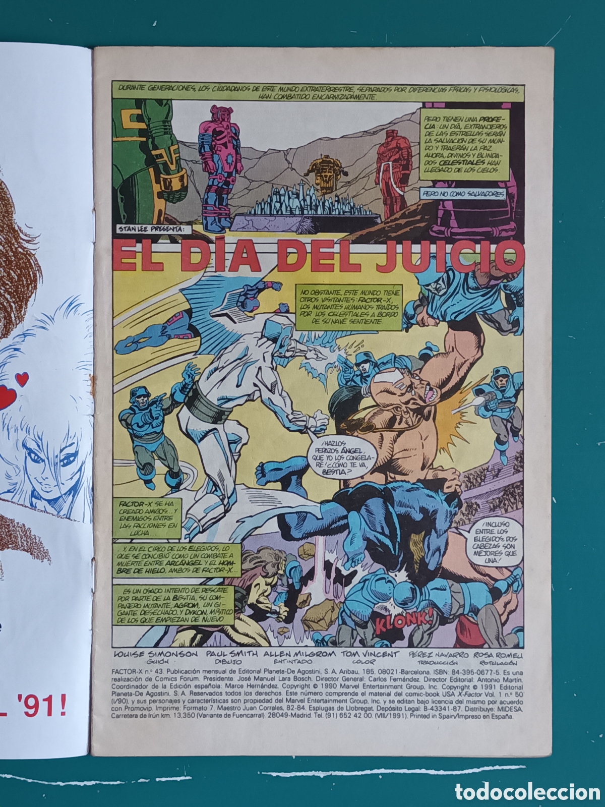 C&oacute;mics: Factor-X vol. 1 N&ordm; 43 FORUM - MARVEL 1991 - Foto 3