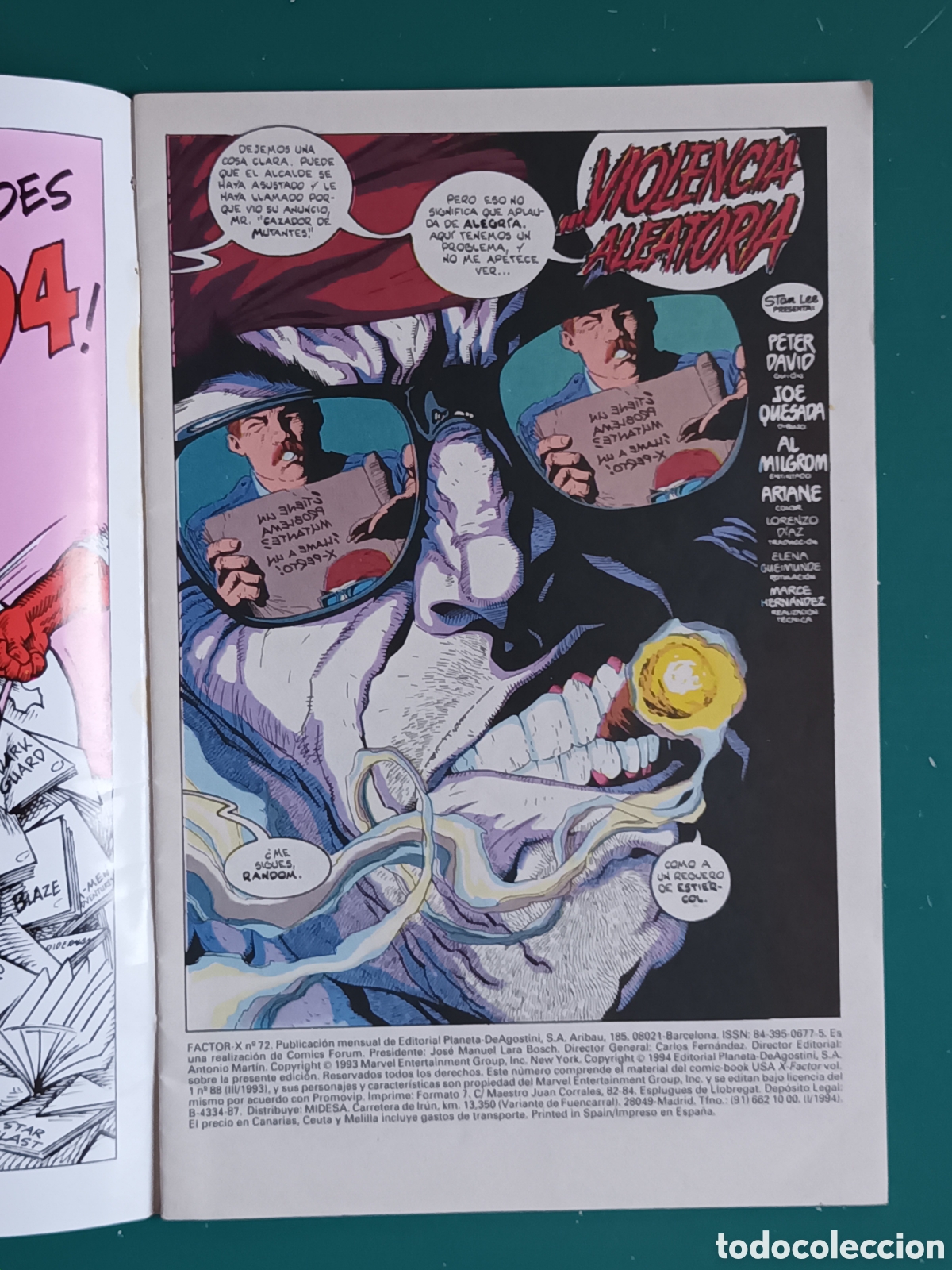 C&oacute;mics: Factor-X vol. 1 N&ordm; 72 FORUM - MARVEL 1994 - Foto 2