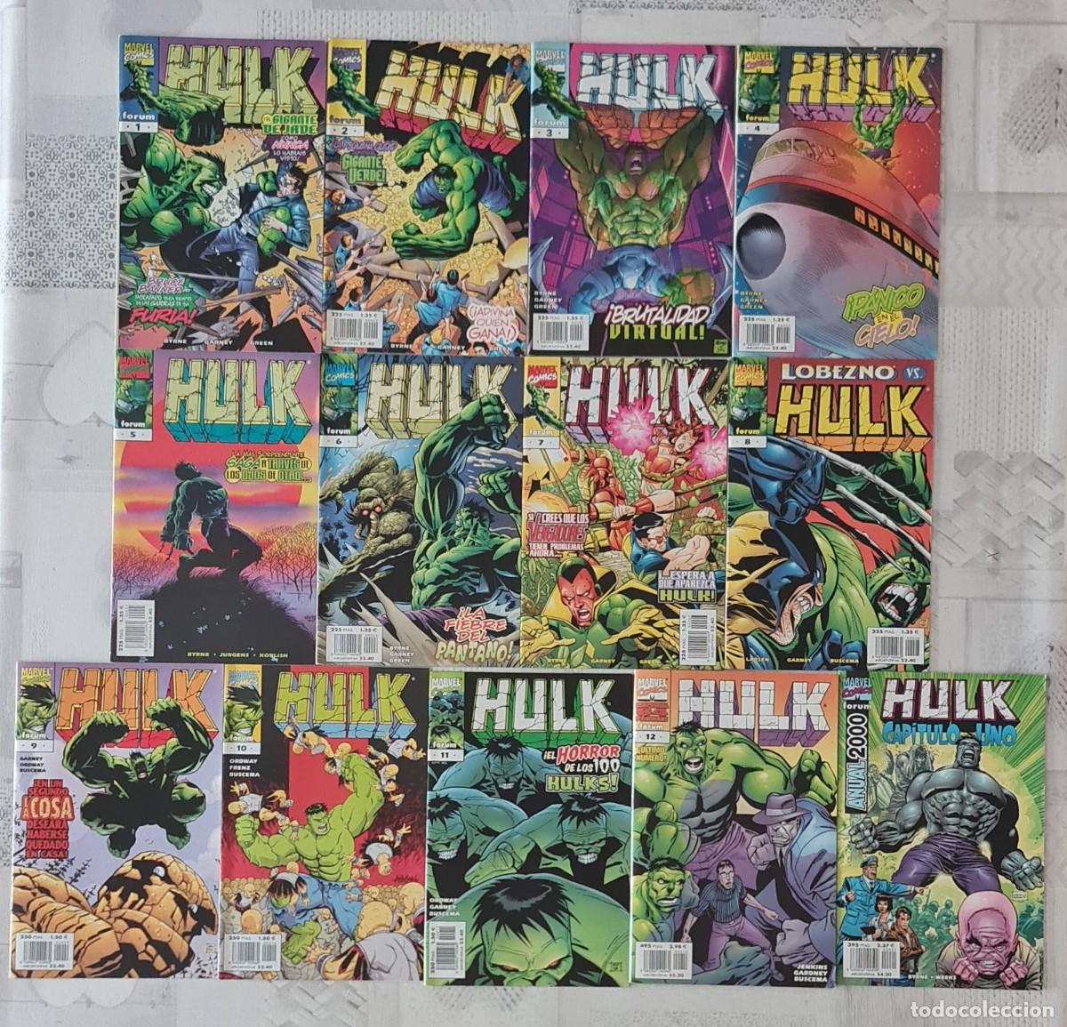C&oacute;mics: HULK Vol 4. Coleccion completa de 12 comics + ANUAL 2000. Comics Forum 2000. - Foto 1