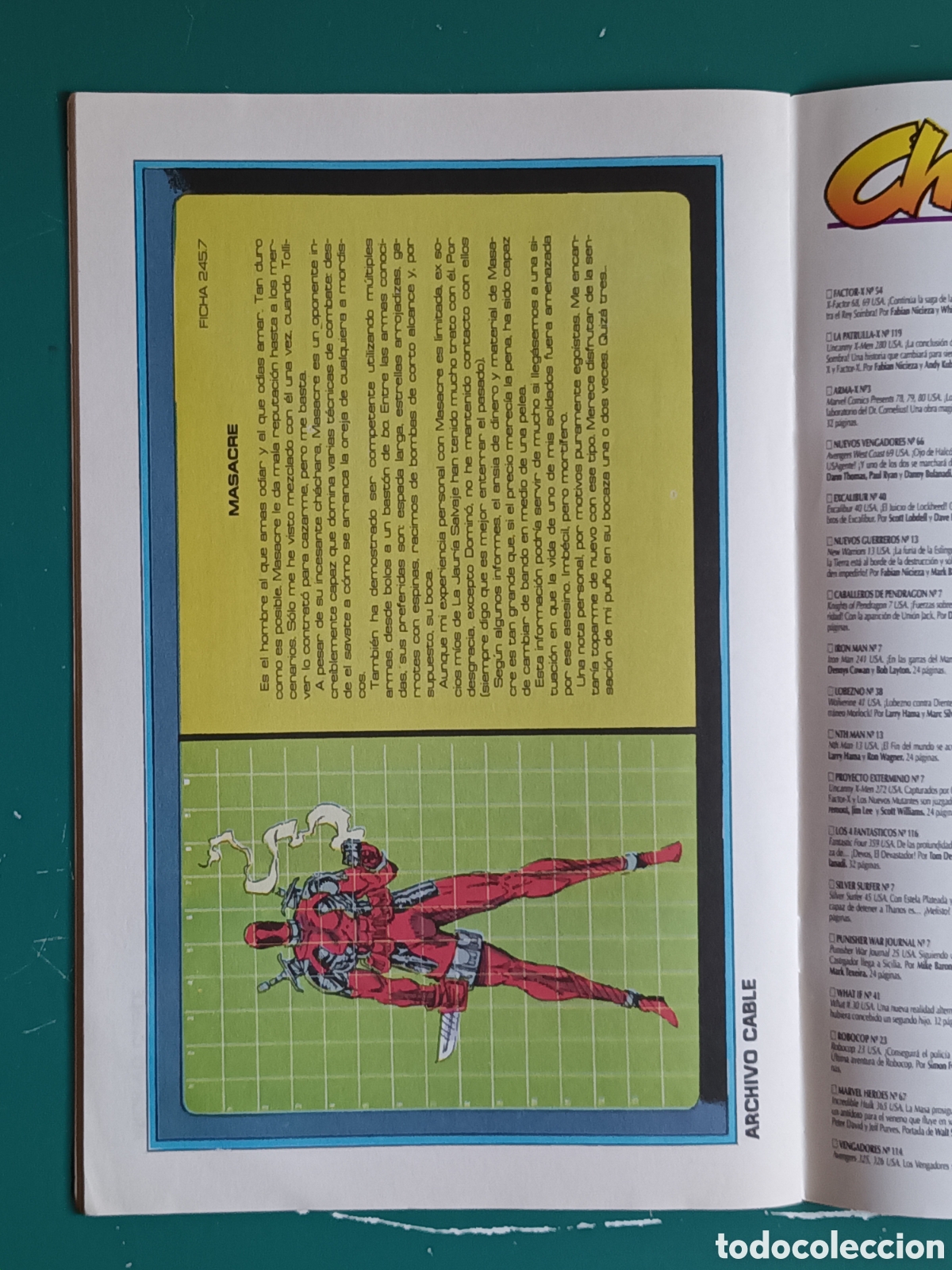 C&oacute;mics: X-Force vol. 1 N&ordm; 2 FORUM - MARVEL 1992 Masacre Deadpool - Foto 5