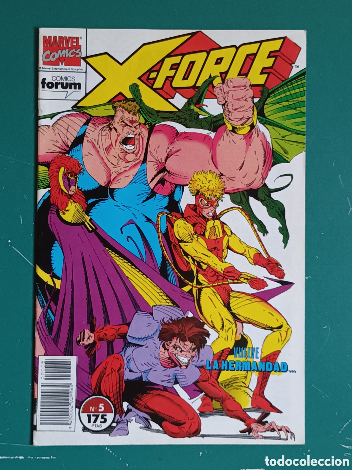 C&oacute;mics: X-Force vol. 1 N&ordm; 5 FORUM - MARVEL 1992 Motorista Fantasma Ghost Rider