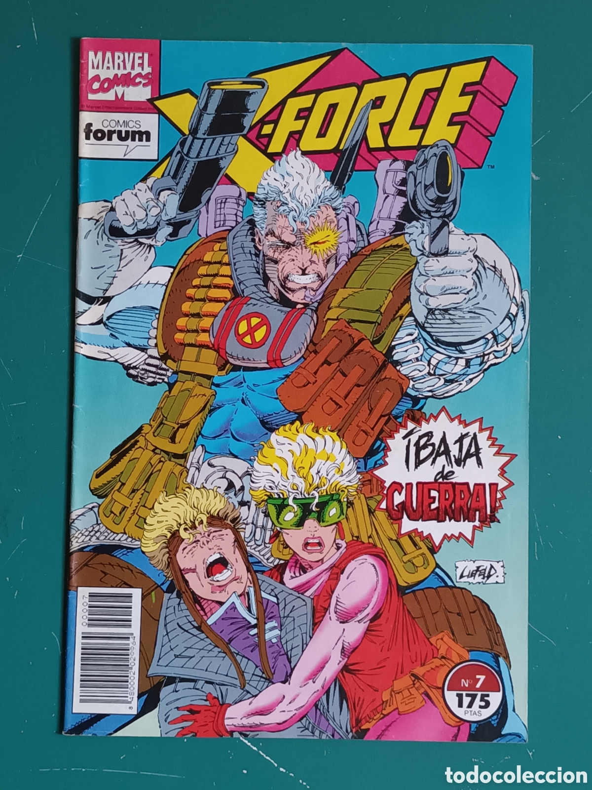 C&oacute;mics: X-Force vol 1 N 7 FORUM - MARVEL 1992 Motorista Fantasma Ghost Rider