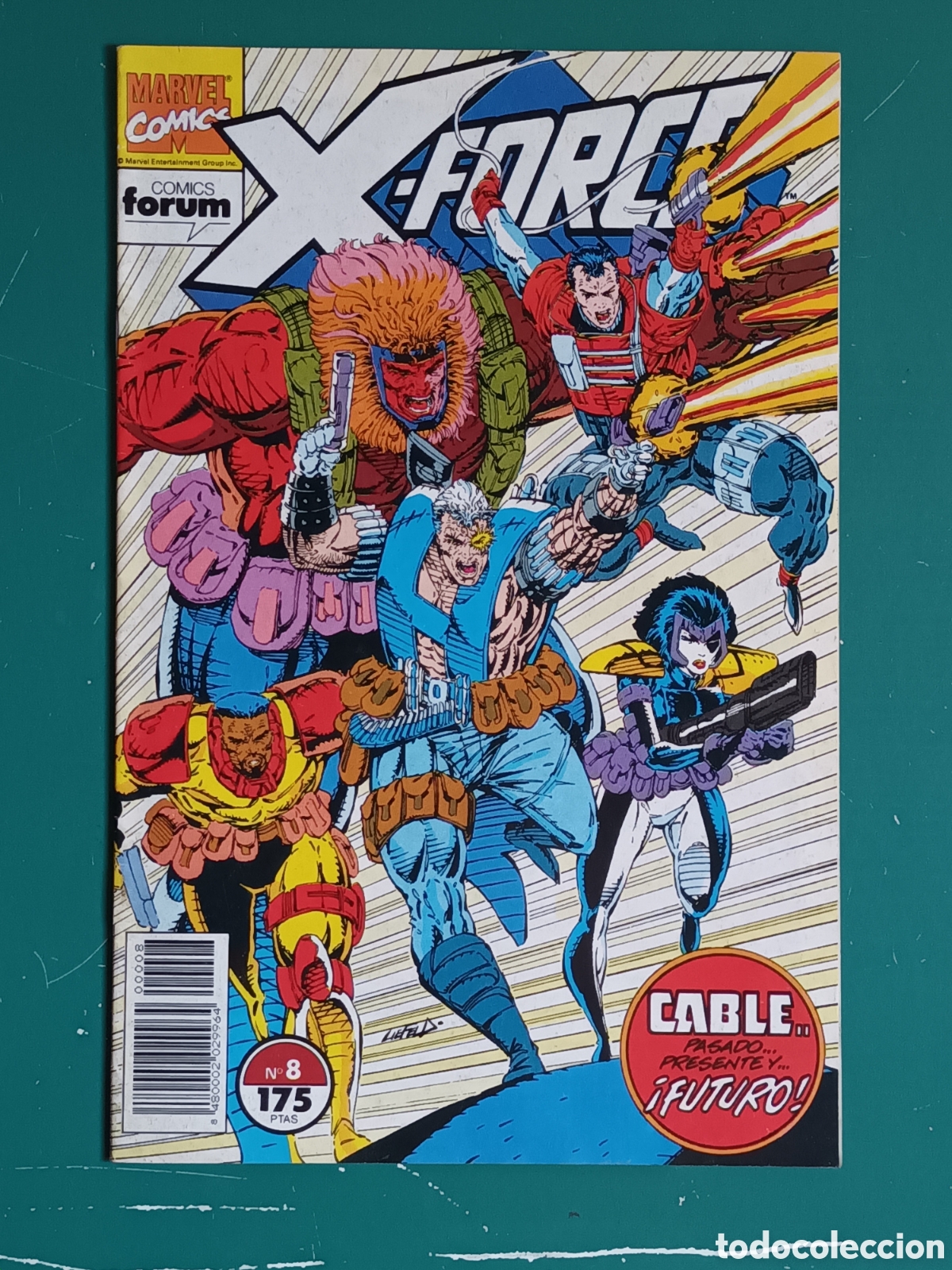 C&oacute;mics: X-Force vol. 1 N&ordm; 8 FORUM - MARVEL 1993 Motorista Fantasma Ghost Rider