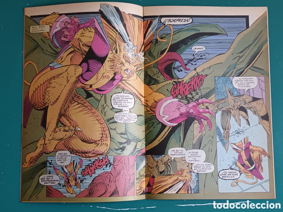 C&oacute;mics: X-Force vol. 1 N&ordm; 9 FORUM - MARVEL 1993 Motorista Fantasma Ghost Rider - Foto 3