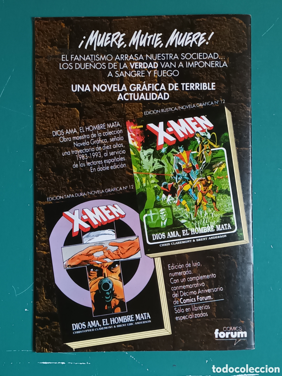 C&oacute;mics: X-Force vol. 1 N&ordm; 12 FORUM MARVEL 1993 - Foto 5