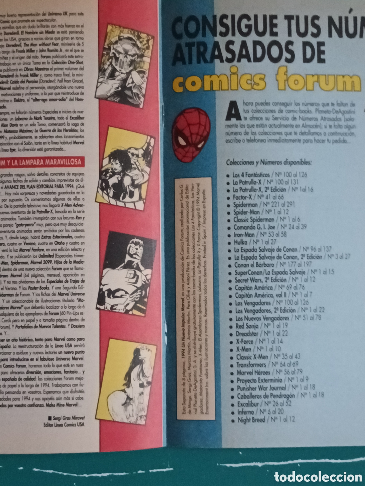C&oacute;mics: X-Force vol. 1 N&ordm; 20 FORUM - MARVEL 1994 - Foto 4