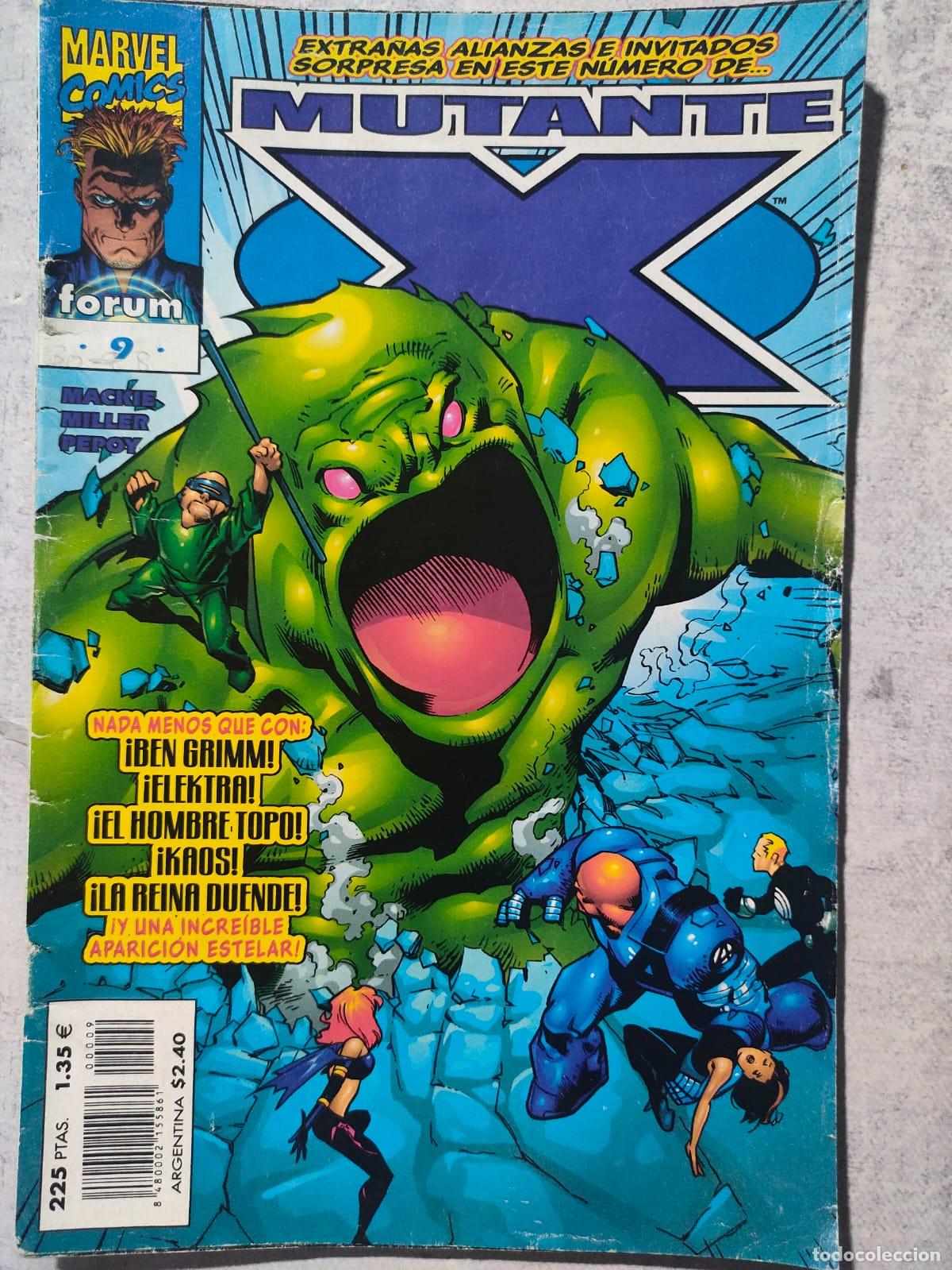 C&oacute;mics: MUTANTE X FORUM NUMERO 9