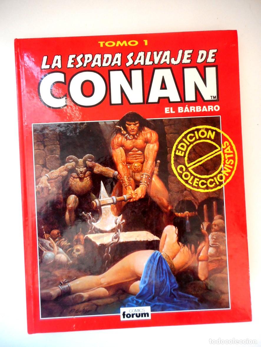C&oacute;mics: LA ESPADA SALVAJE DE CONAN N&ordm;1 (FORUM -ABRIL 1997) -EDICI&Oacute;N COLECCIONISTA TOMO ROJO-