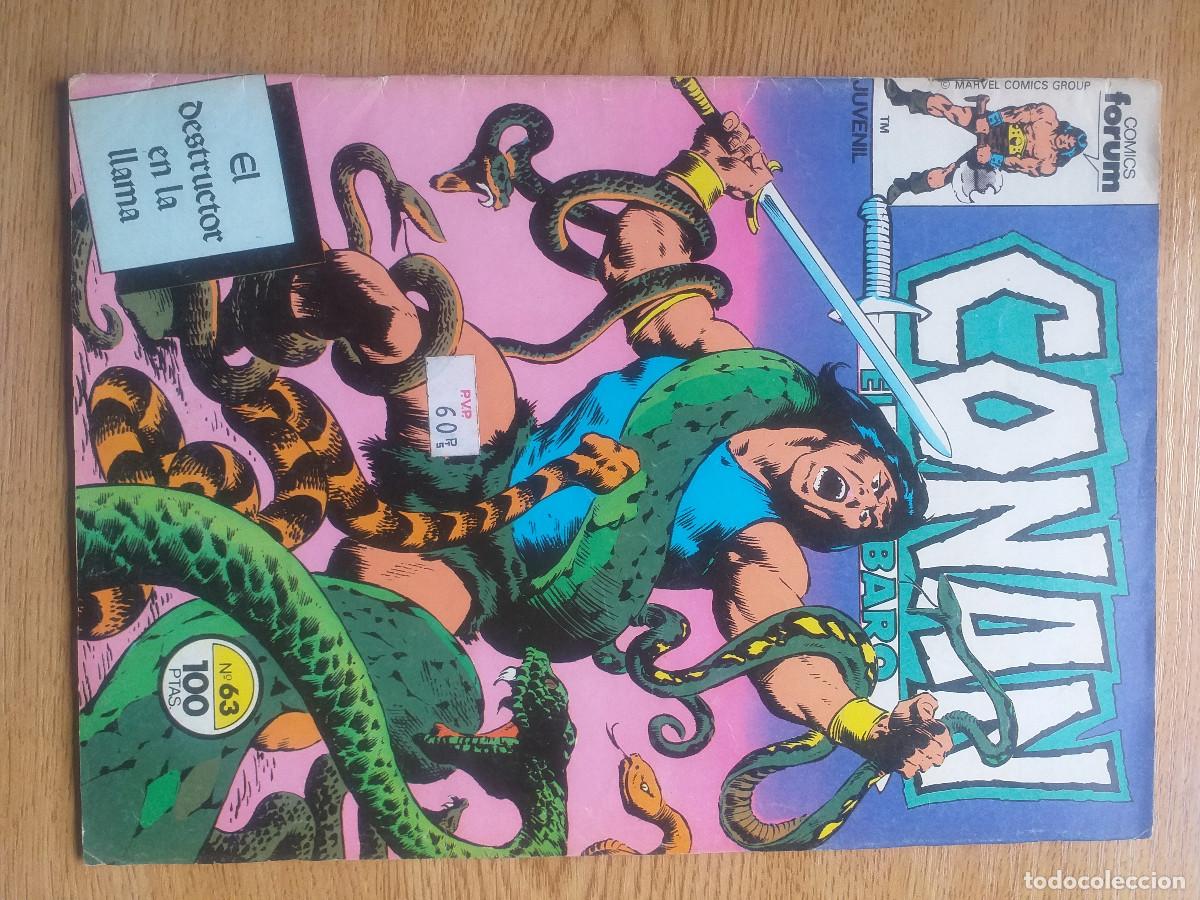 C&oacute;mics: CONAN EL B&Aacute;RBARO - VOL.1 - N&ordm; 63 - El destructor en la llama - FORUM