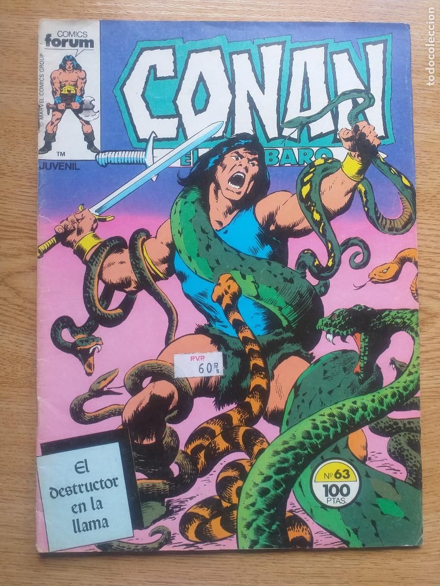 C&oacute;mics: CONAN EL B&Aacute;RBARO - VOL.1 - N&ordm; 63 - El destructor en la llama - FORUM