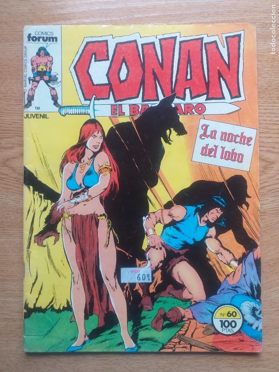 C&oacute;mics: CONAN EL B&Aacute;RBARO - VOL.1 - N&ordm; 60 - La noche del lobo - FORUM