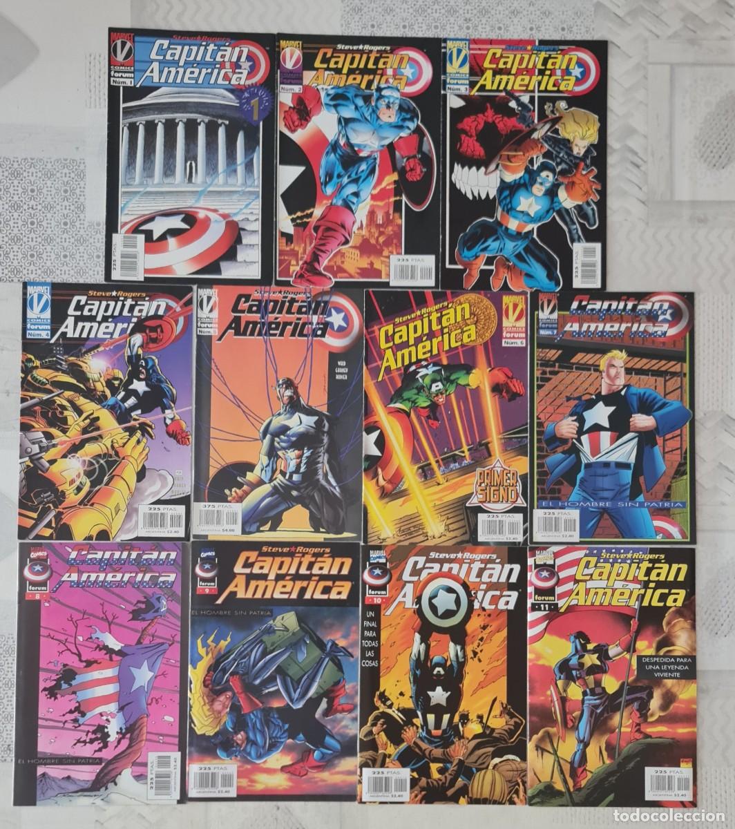 C&oacute;mics: CAPITAN AMERICA Vol 3. Colecci&oacute;n completa de 11 comics. Comics Forum 1996